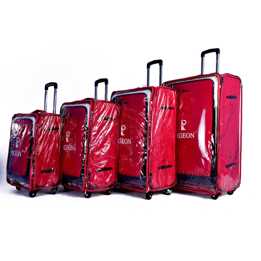 Pigeon Luggage 4 Pieces Set Red Color