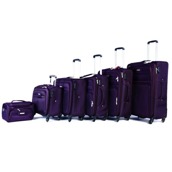 Dalsey Luggage 6 Pieces Set Purple Color