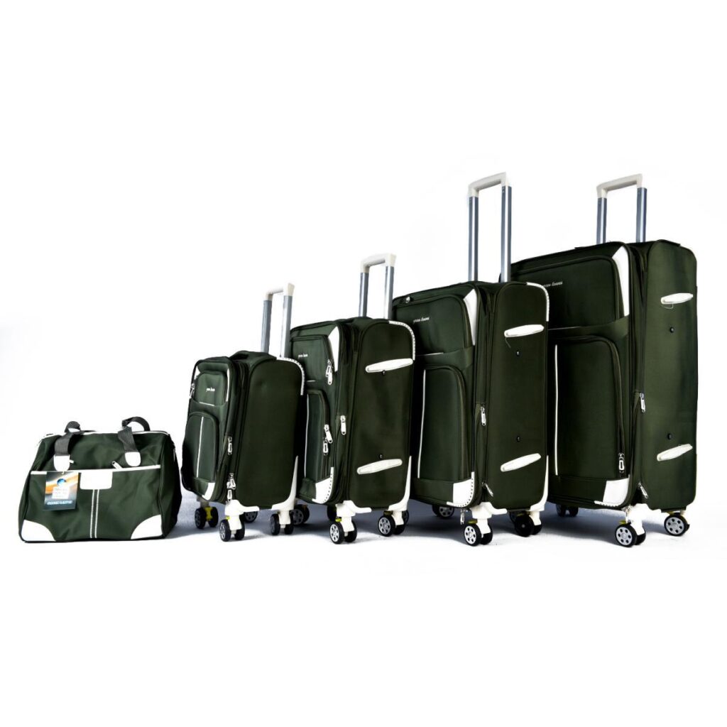 Swiss Polo Luggage 5 Pieces Set Green Color