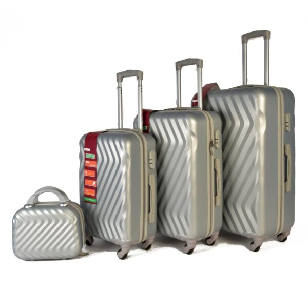 White Sea Luggage 4 Pieces Set Gray Color