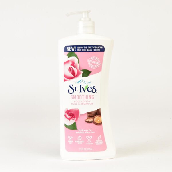 St Ives Smoothing Rose and Argan Oil Hand and Body Lotion