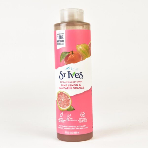 St Ives Exfoliating Body Wash Pink Lemon and Mandarin Orange
