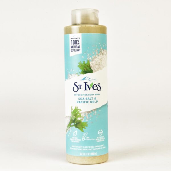 St Ives Exfoliating Body Wash Sea Salt and Pacific Kelp