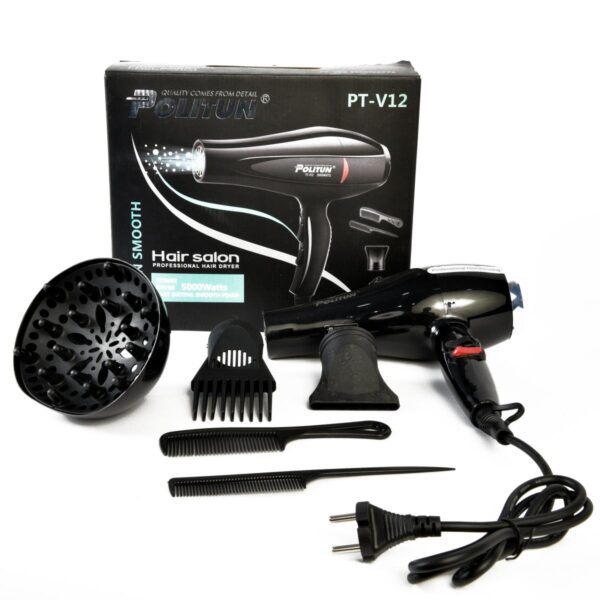 POLITUN Salon Pt-v12 -4in1 Hair Dryer - 5000watt