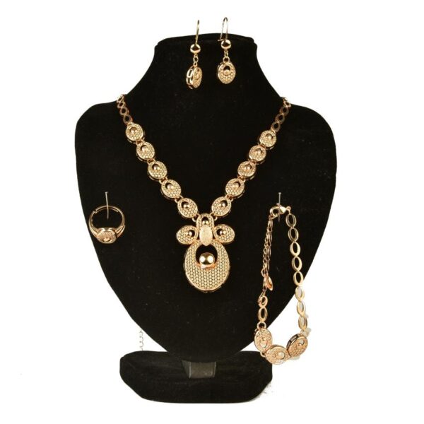Long Set Jewelry Collections Necklace Earring Bangle and Ring LS1010