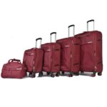 Green Leaves Polo Luggage 5 Pieces Set GLP1005