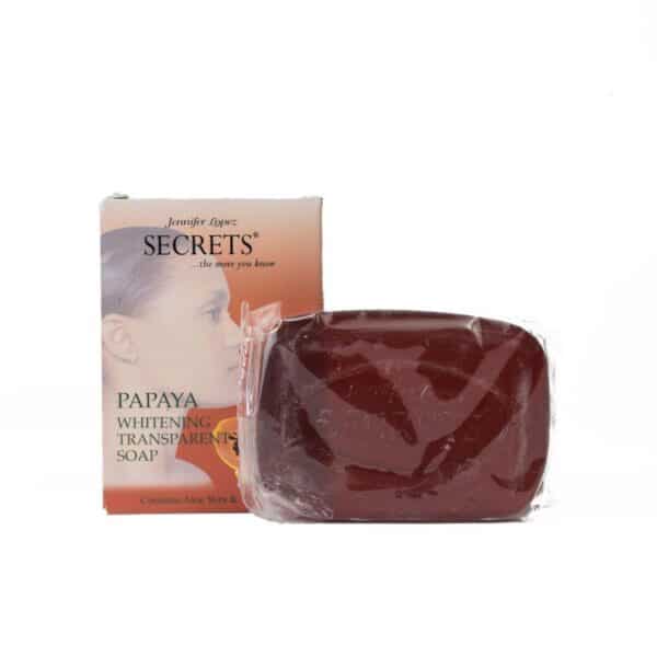 Jennifer Lopez Secrets Papaya Whitenning Transparent Soap 150g