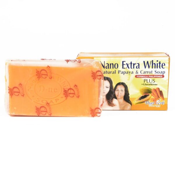 Nano Extra White Natural Papaya & Carrot Soap