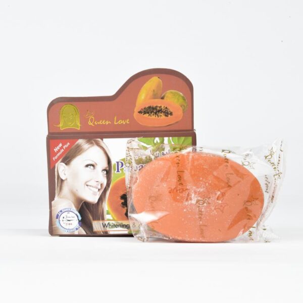 Queen Love Papaya Soap Anti Wrinkle + Acne + Whitening