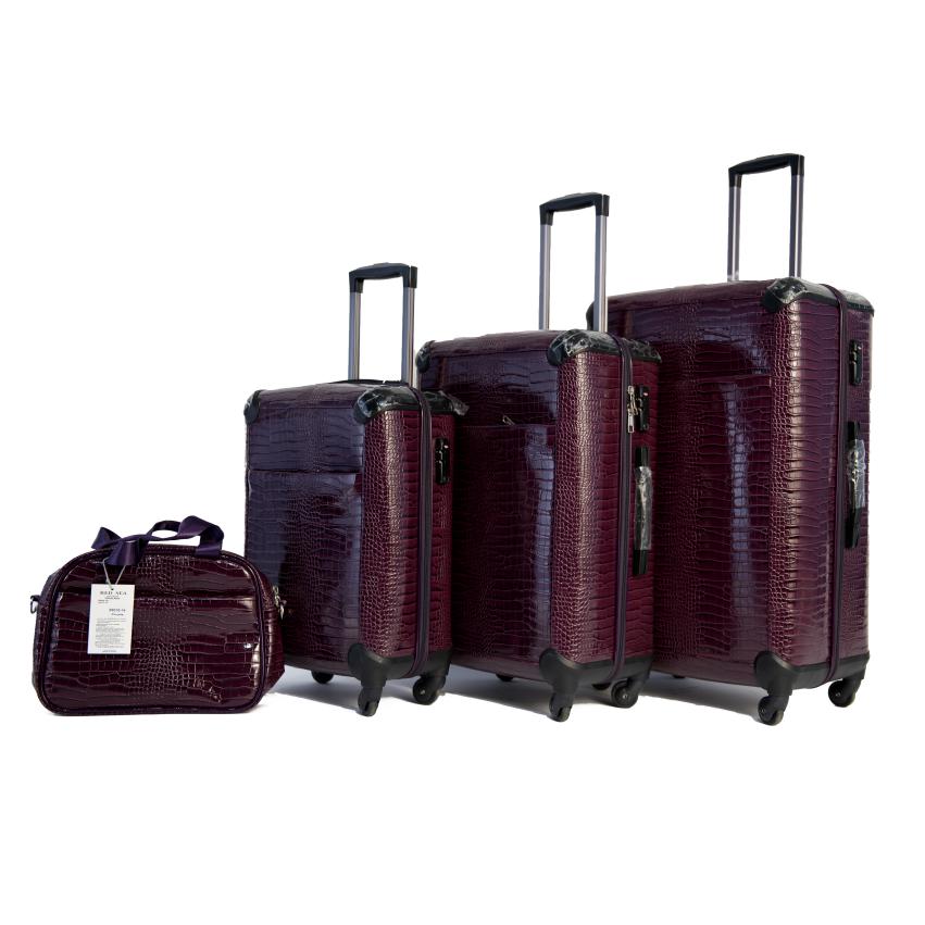 Red Sea Luggage 4 Pieces Set Maroon Color