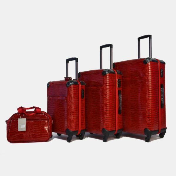 Red Sea Luggage 4 Pieces Set Red Color