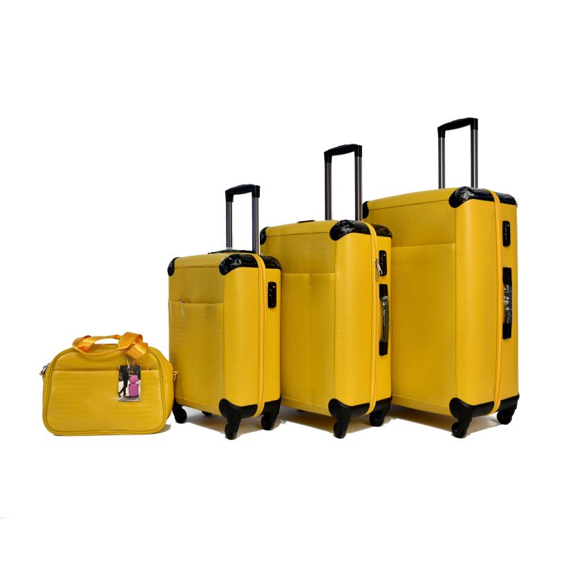 Red Sea Luggage 4 Pieces Set Yellow Color