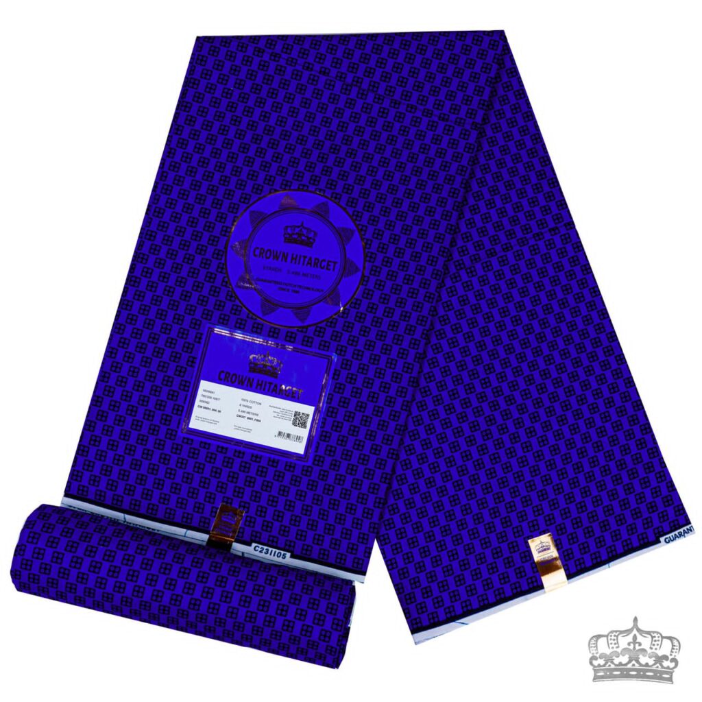 Crown Hitarge Ankara Fabric HWA1006