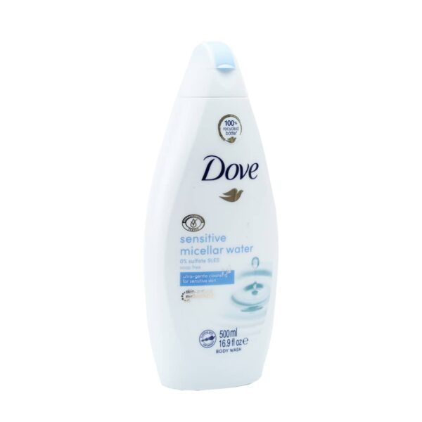 Dove Sensitive Micellar Water Ultra Gentle Cleaning For Sensitive Skin Body wash 500ml