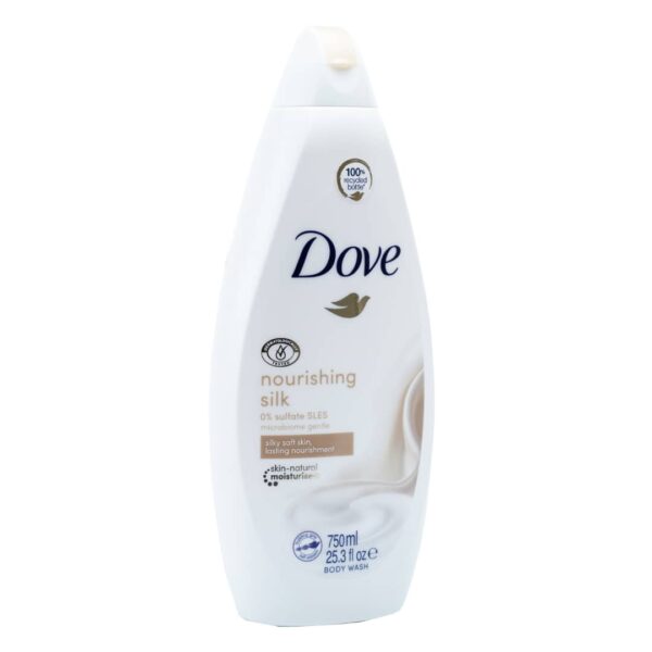 Dove Nourishing Silk Soft Skin Lasting Nourishing Body wash 750ml