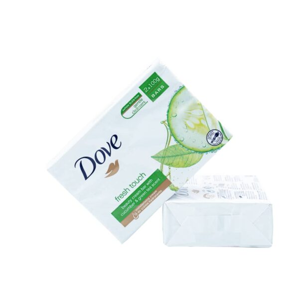 Dove Soap Fresh Touch Beauty Cream Bar With Cucumber & Green Tea Scent 100g