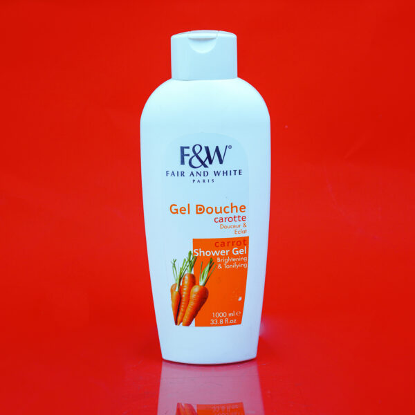 Fair & White Gel Douche Carrot Shower Gel 1000ml