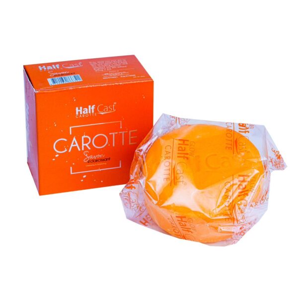 Half Cast Carotte Savon Eclaircissant Cleaning & Exfoliating Soap 200g