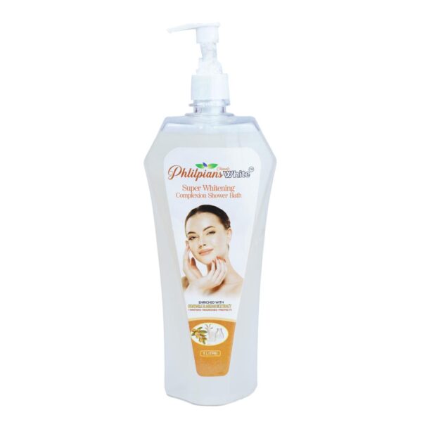 Phlilpians White Super Whitening Complexion With Coco Milk & Argan Extract Shower Bath 1ltr